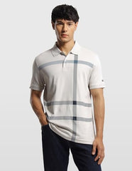 Arrow Sport Men's Horizontal Striped Regular Fit Polo Shirt
