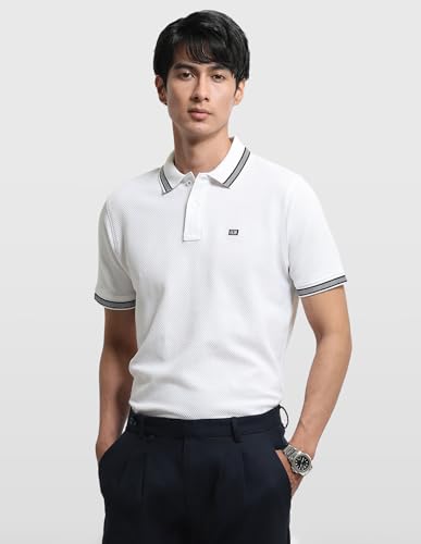 Arrow Sport Men's Textured Regular Fit Polo Shirt