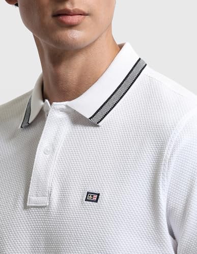 Arrow Sport Men's Textured Regular Fit Polo Shirt