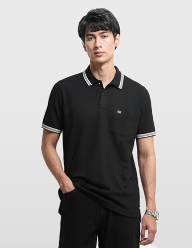 Arrow Sport Men's Textured Regular Fit Polo Shirt