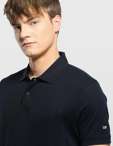 Arrow Sport Men's Textured Regular Fit Polo Shirt