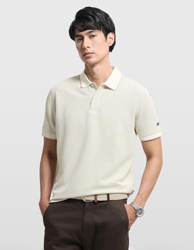 Arrow Sport Men's Textured Regular Fit Polo Shirt