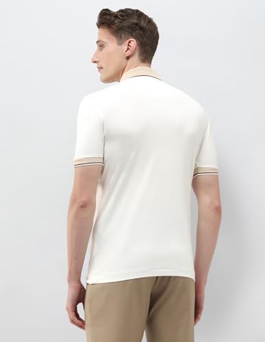 U.S.Polo Association men's solid slim fit polo shirt in classic design, short sleeve, and comfortable cotton fabric.
