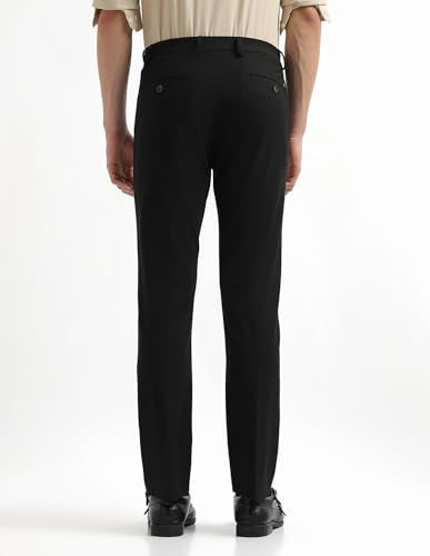 Arrow Newyork Men's Hudson Tailored Regular Fit All Day Trousers