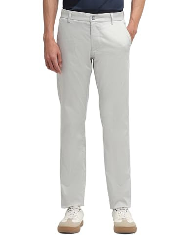 Arrow Sport Men's Art On Chinos Slim Fit Textured Trouser