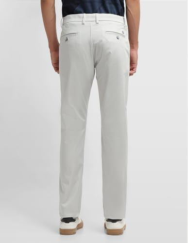 Arrow Sport Men's Art On Chinos Slim Fit Textured Trouser