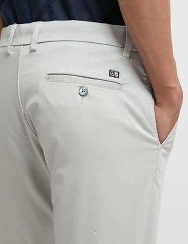 Arrow Sport Men's Art On Chinos Slim Fit Textured Trouser