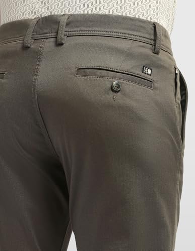 Arrow Sport Men's Bronson Slim Fit Satin Trousers