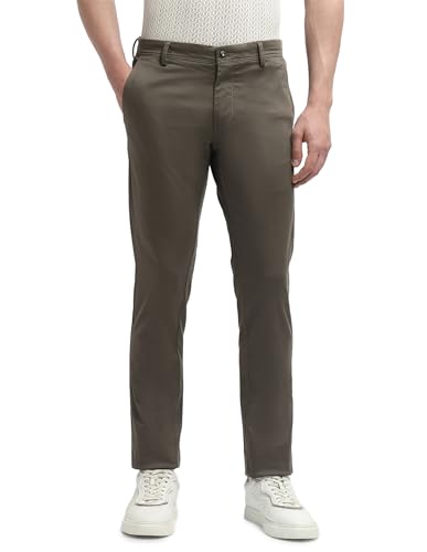 Arrow Sport Men's Bronson Slim Fit Satin Trousers