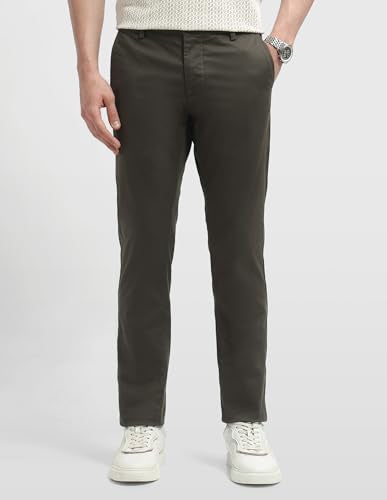 Arrow Sport Men's Bronson Slim Fit Dobby Trousers