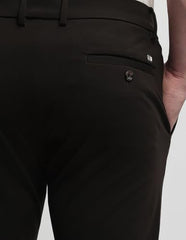 Arrow Sport Men's Bronson Slim Fit Knitted Trousers (ASALTR2720_Dark Brown_32)