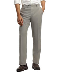 Arrow Men's Dobby Hudson Regular Fit Trousers (ARALTR2013_Light Brown_30)