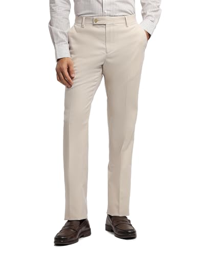 Arrow Men's Dobby Hudson Regular Fit Trousers