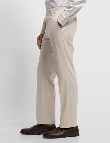 Arrow Men's Dobby Hudson Regular Fit Trousers