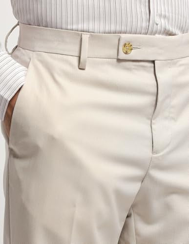 Arrow Men's Dobby Hudson Regular Fit Trousers