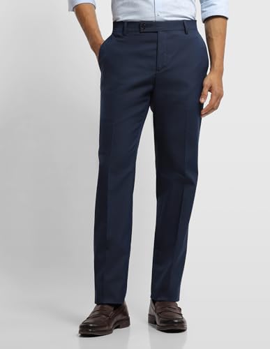Arrow Men's Dobby Hudson Regular Fit Trousers