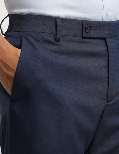 Arrow Men's Dobby Hudson Regular Fit Trousers