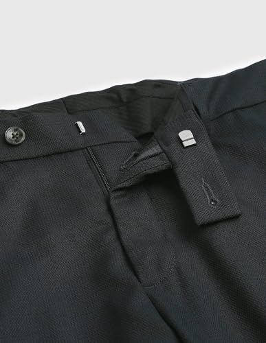 Arrow Men's Regular Fit Textured Trousers