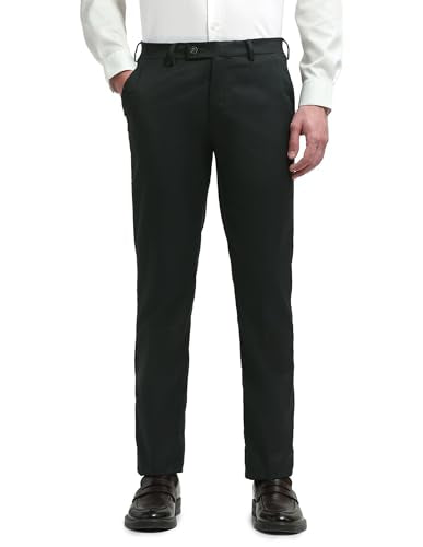 Arrow Men's Regular Fit Textured Trousers