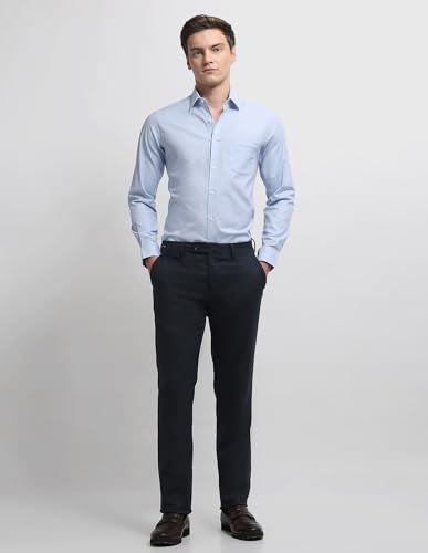 Arrow Men's Hudson Tailored Fit Dobby Trousers