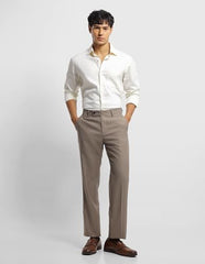 Arrow Men's Dobby Hudson Regular Fit Trousers