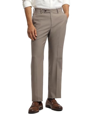 Arrow Men's Dobby Hudson Regular Fit Trousers
