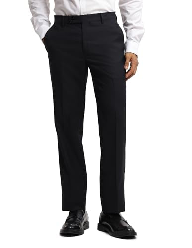 Arrow Men's Dobby Hudson Regular Fit Trousers