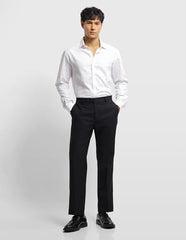Arrow Men's Dobby Hudson Regular Fit Trousers