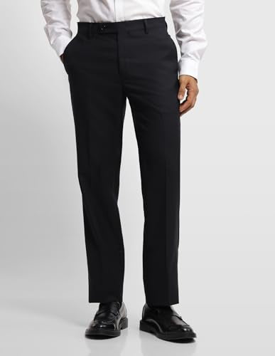 Arrow Men's Dobby Hudson Regular Fit Trousers