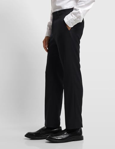 Arrow Men's Dobby Hudson Regular Fit Trousers