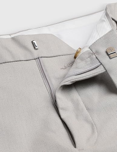 Arrow Men's Dobby Jackson Super Slim Fit Trousers (ARALTR2027_Light Brown_32)