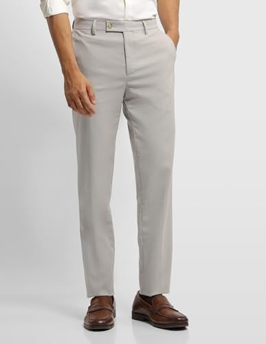 Arrow Men's Dobby Jackson Super Slim Fit Trousers (ARALTR2027_Light Brown_32)