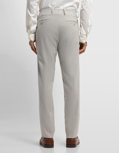 Arrow Men's Dobby Jackson Super Slim Fit Trousers (ARALTR2027_Light Brown_32)