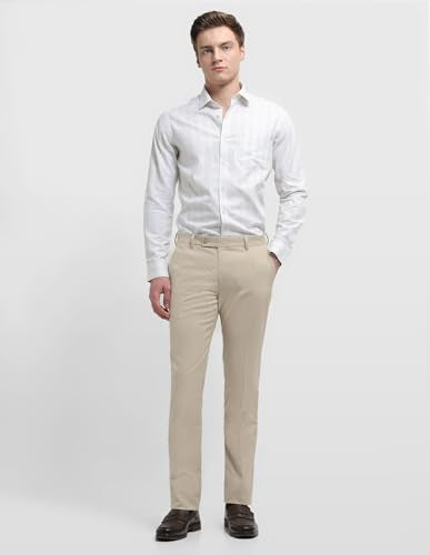 Arrow Men's Dobby Hudson Tailored Fit Trousers