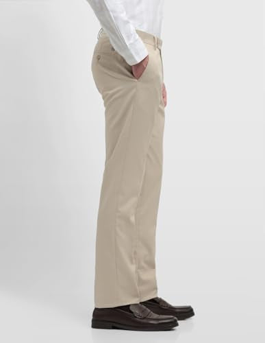 Arrow Men's Dobby Hudson Tailored Fit Trousers