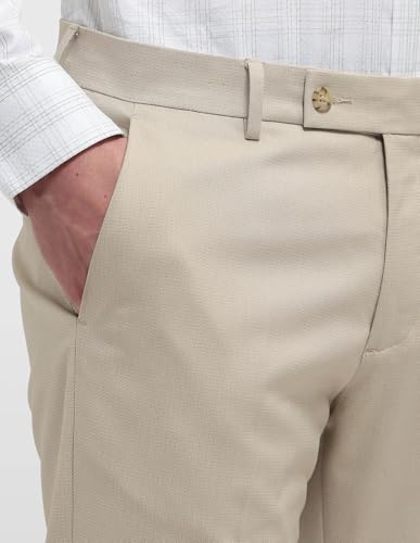 Arrow Men's Dobby Hudson Tailored Fit Trousers