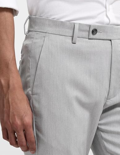 Arrow Men's Dobby Hudson Tailored Fit Trousers