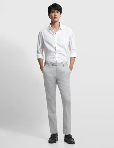 Arrow Men's Dobby Hudson Tailored Fit Trousers