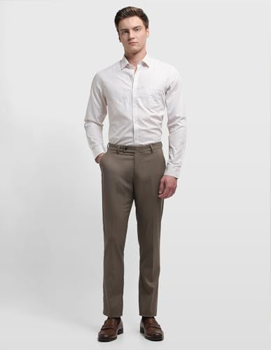 Arrow Men's Dobby Hudson Tailored Fit Trousers