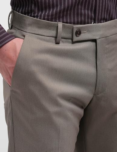 Arrow Men's Textured Hudson Tailored Fit Trousers