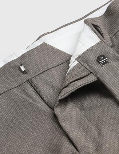 Arrow Men's Textured Hudson Tailored Fit Trousers