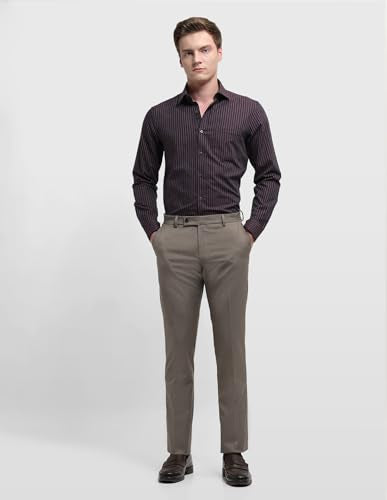 Arrow Men's Textured Hudson Tailored Fit Trousers