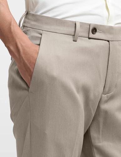 Arrow Men's Dobby Hudson Regular Fit Trousers