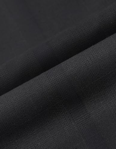 Arrow Men's Hudson Regular Fit Dobby Trousers (ARALTR2067_Black_32)