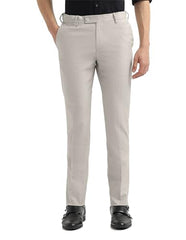 Arrow Men's Regular Fit Textured Trousers