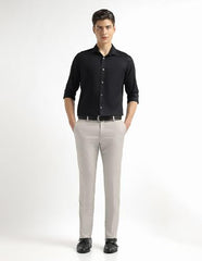 Arrow Men's Regular Fit Textured Trousers