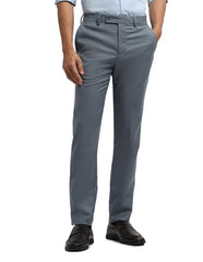 Arrow Men's Dobby Hudson Tailored Fit Trousers (ARALTR2122_Blue_30)