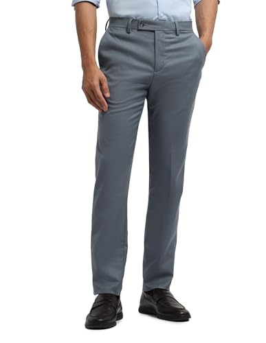 Arrow Men's Dobby Jackson Super Slim Fit Trousers (ARALTR2123_Blue_30)