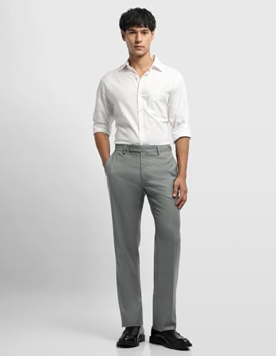Arrow Men's Dobby Jackson Super Slim Fit Trousers