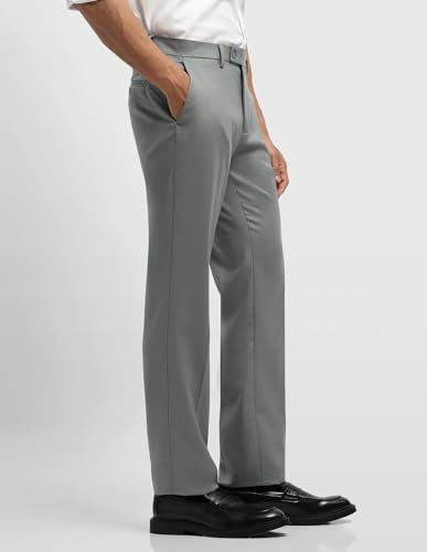 Arrow Men's Dobby Jackson Super Slim Fit Trousers
